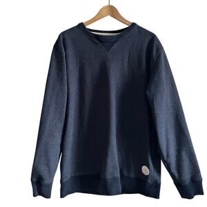 Saturdays NYC crew pullover sweatshirt blue  size large